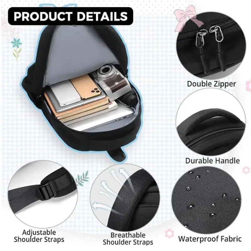 sac à dos pour ordinateur portable de 14 pouces, esthétique mignonne, grand sac à dos pour femmes, sac à dos de voyage léger et imperméable, style universitaire