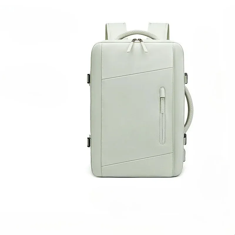 sac à dos de voyage décontracté pour femme, avec compartiment humide/sec, grande capacité, extensible, pour ordinateur portable, avec port usb