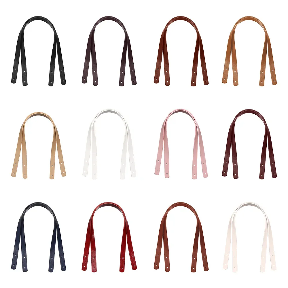 2 pièces nouveau détachable en cuir pu sac ceinture sac à main bande poignée sac à bandoulière sangle boîte-cadeau poignée bande bricolage sac accessoires