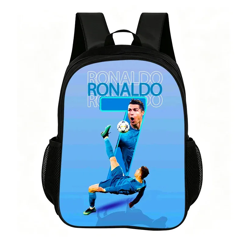 sac à dos de football pour enfants, fournitures scolaires, sac à dos ronaldo, sac de voyage, sac à dos de star du football pour enfant, meilleur cadeau