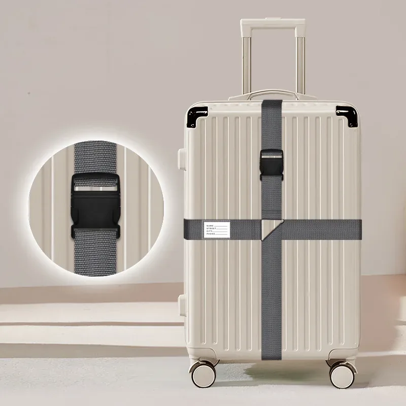 sangles à bagages avec cadenas à combinaison, sangles épaissies pour valises et chariots, sangles à cadenas à combinaison pour voyages internationaux