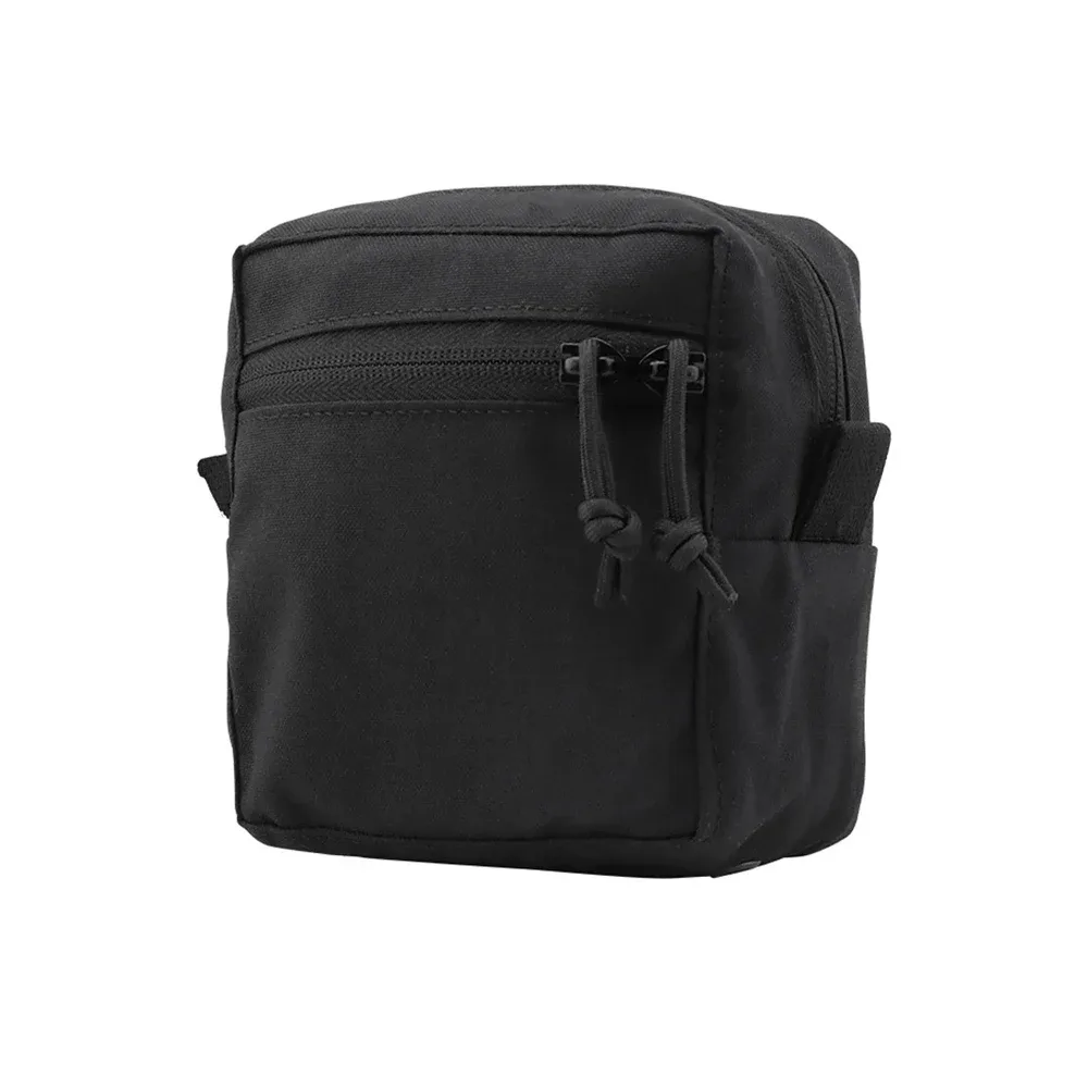 pochette gp d'extérieur carrée, petit sac divers, sac de rangement à fermeture éclair molle