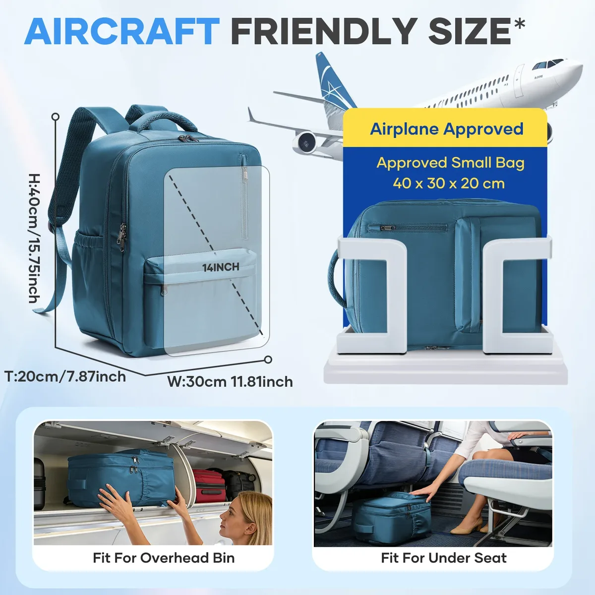 sac à dos de voyage sous vide, bagage à main, 40x30x20, sac à dos de cabine pour avion, sac à dos pour ordinateur portable, sac à dos ryanair, sac à dos scolaire