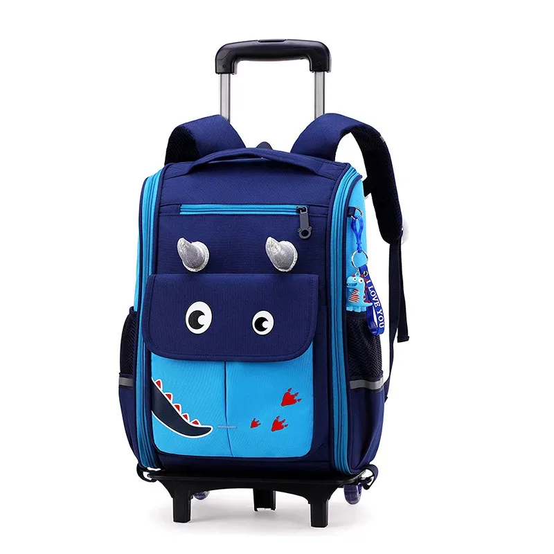 enfants chariot sac à dos roues étudiant haute capacité sacs d'école sac à dos roulant enfants chariot sac école sac à dos sac à roulettes
