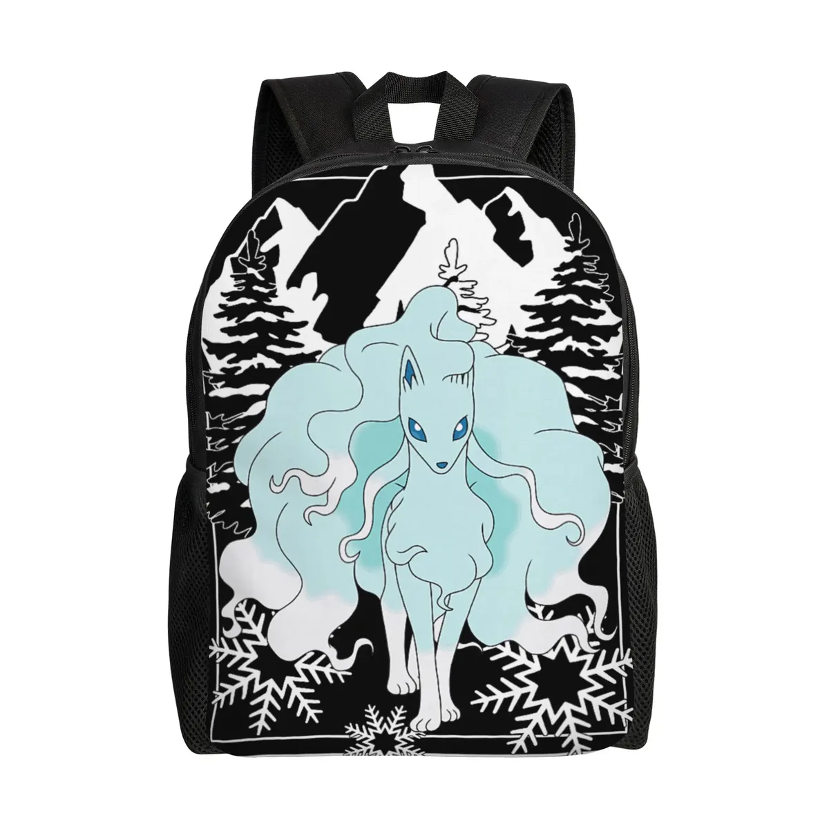 sacs à dos pokemon, sac à dos mignon happy piplup collage big chest poster daypack, sac à dos d'extérieur avec fermeture à glissière
