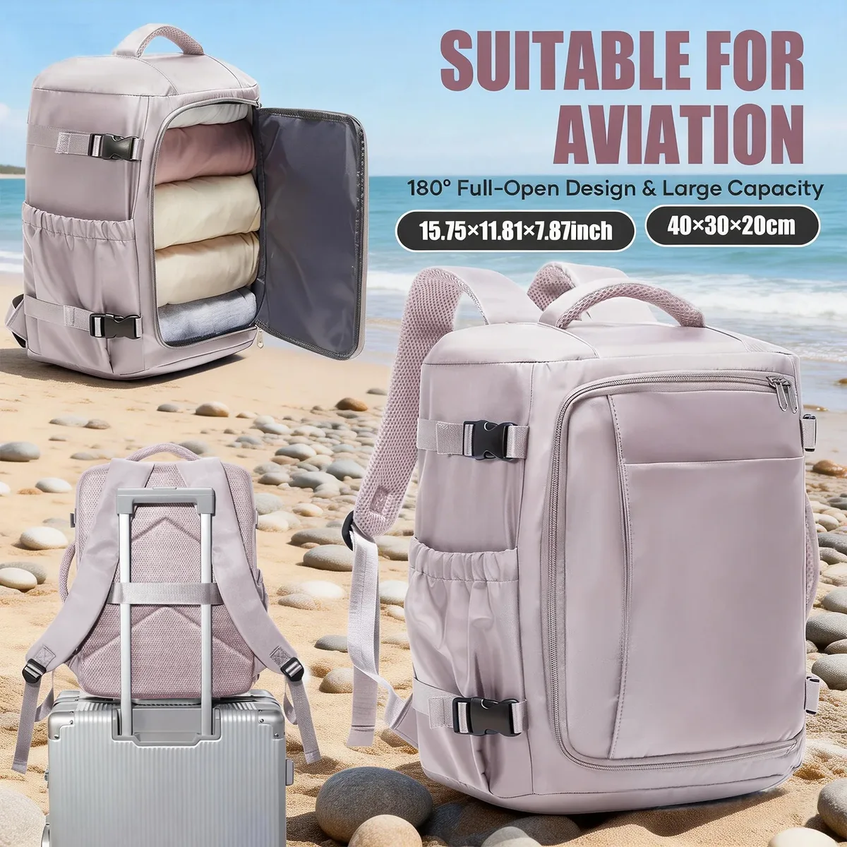 sac de cabine ryanair 40x30x20, sac à dos de voyage sous le siège, sac à main easyjet wizzair, sac à main pour femme, sac à dos pour ordinateur portable 15,6 pouces