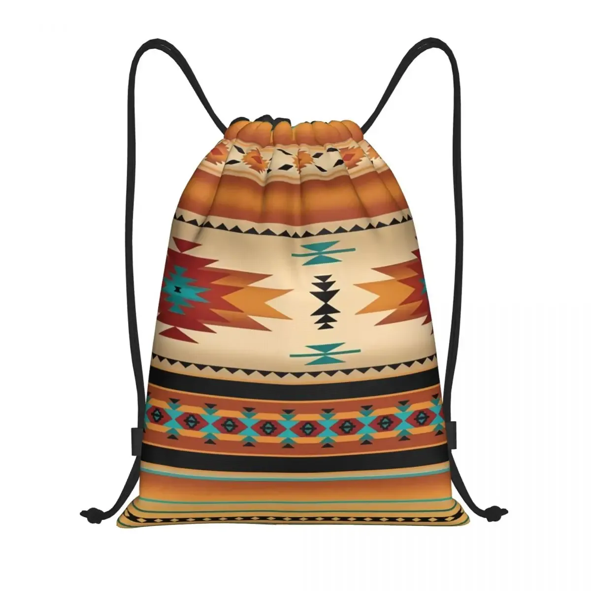 sac à dos navajo native american tribal pattern proximity wstring pour hommes et femmes, sac de sport pliable, sac de sport, sac d'entraînement
