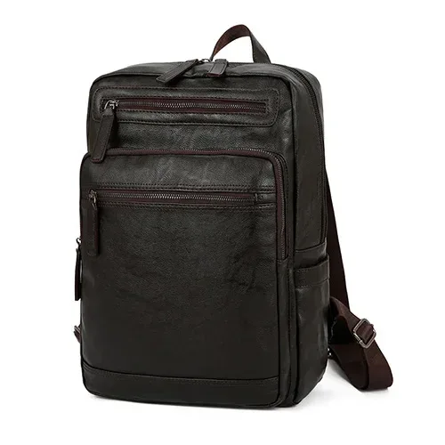 2025 sac à bandoulière d'affaires en peau de mouton sac à dos de voyage pour homme sac d'école pour ordinateur portable sacs à dos pour hommes de haute qualité pour adolescents garçons