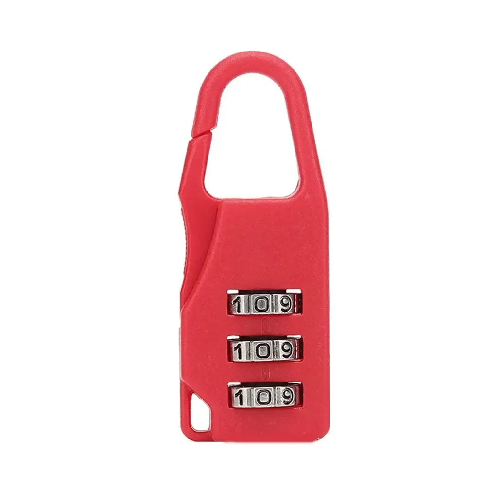 mellock-valise à chiffres en plastique antivol, mini cadenas pour bagages de voyage