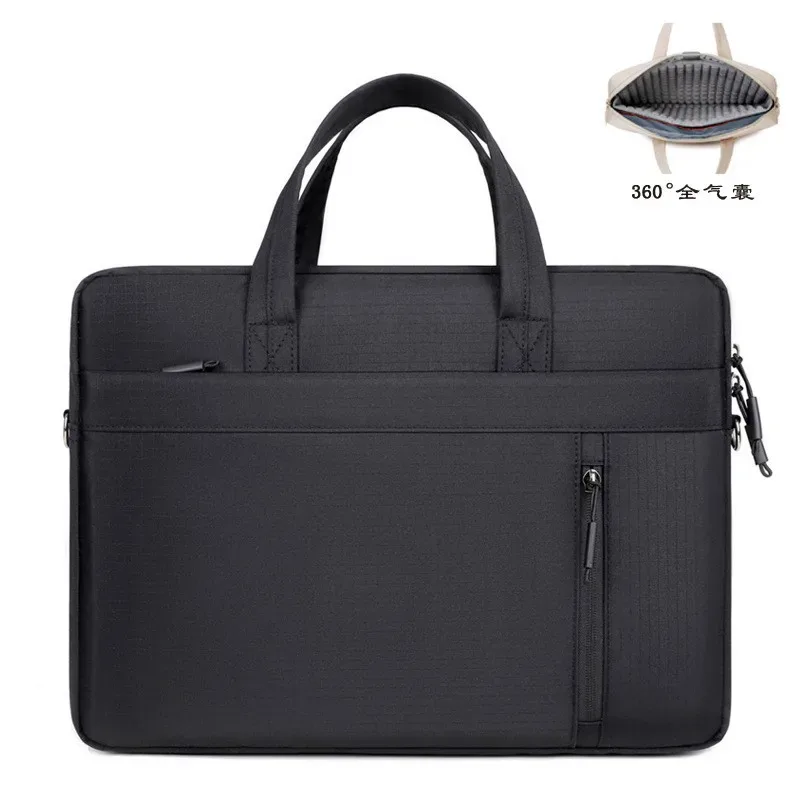 porte-documents pour ordinateur portable, nouveau modèle, 15.6 pouces, airbag, anti-collision, sac multifonctionnel pour ordinateur portable, matériau en tissu oxford
