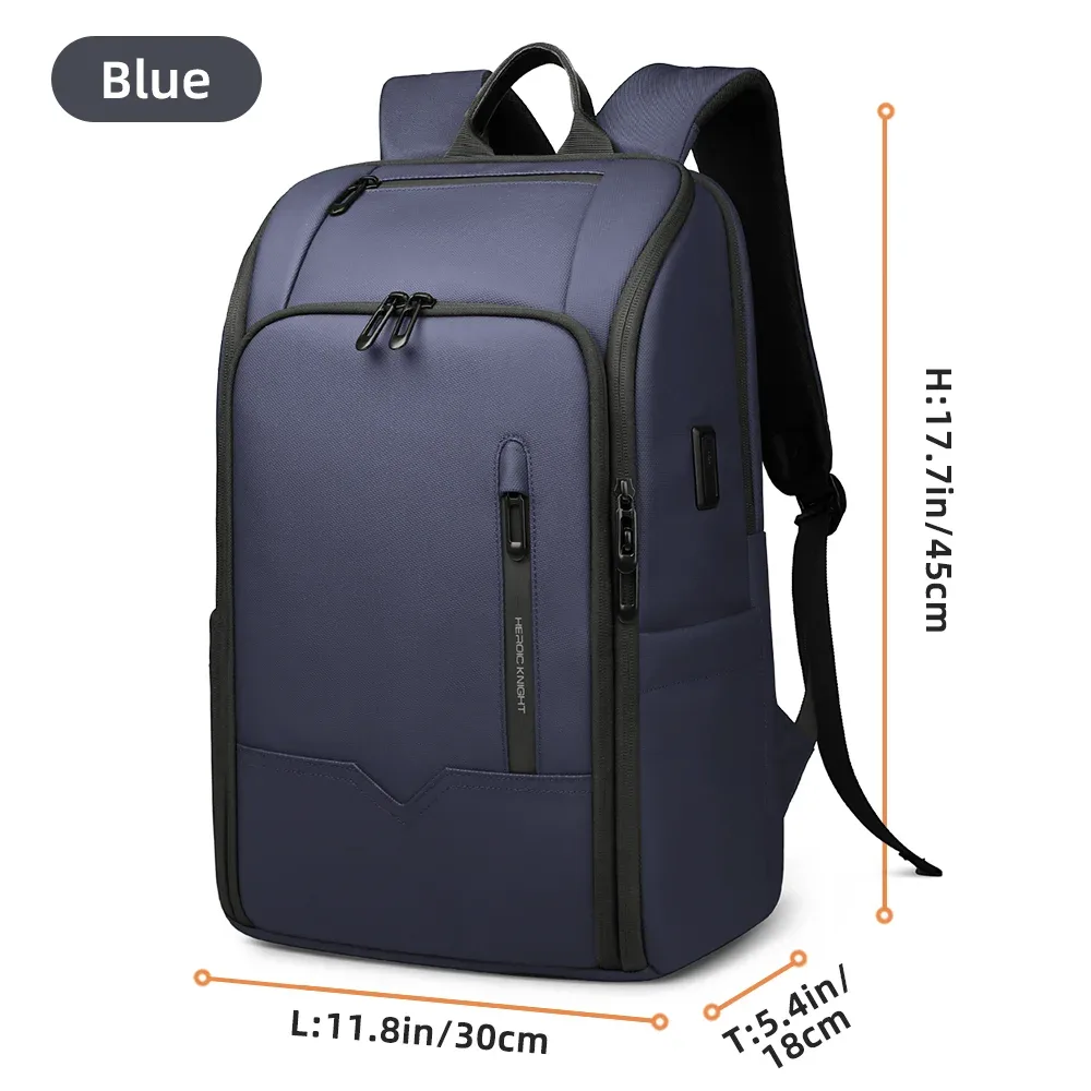 hcankcan-sac à dos étanche pour ordinateur portable pour homme, grande capacité, sacs à dos d'affaires, voyage, randonnée, sac à dos scolaire, 03, sac de travail