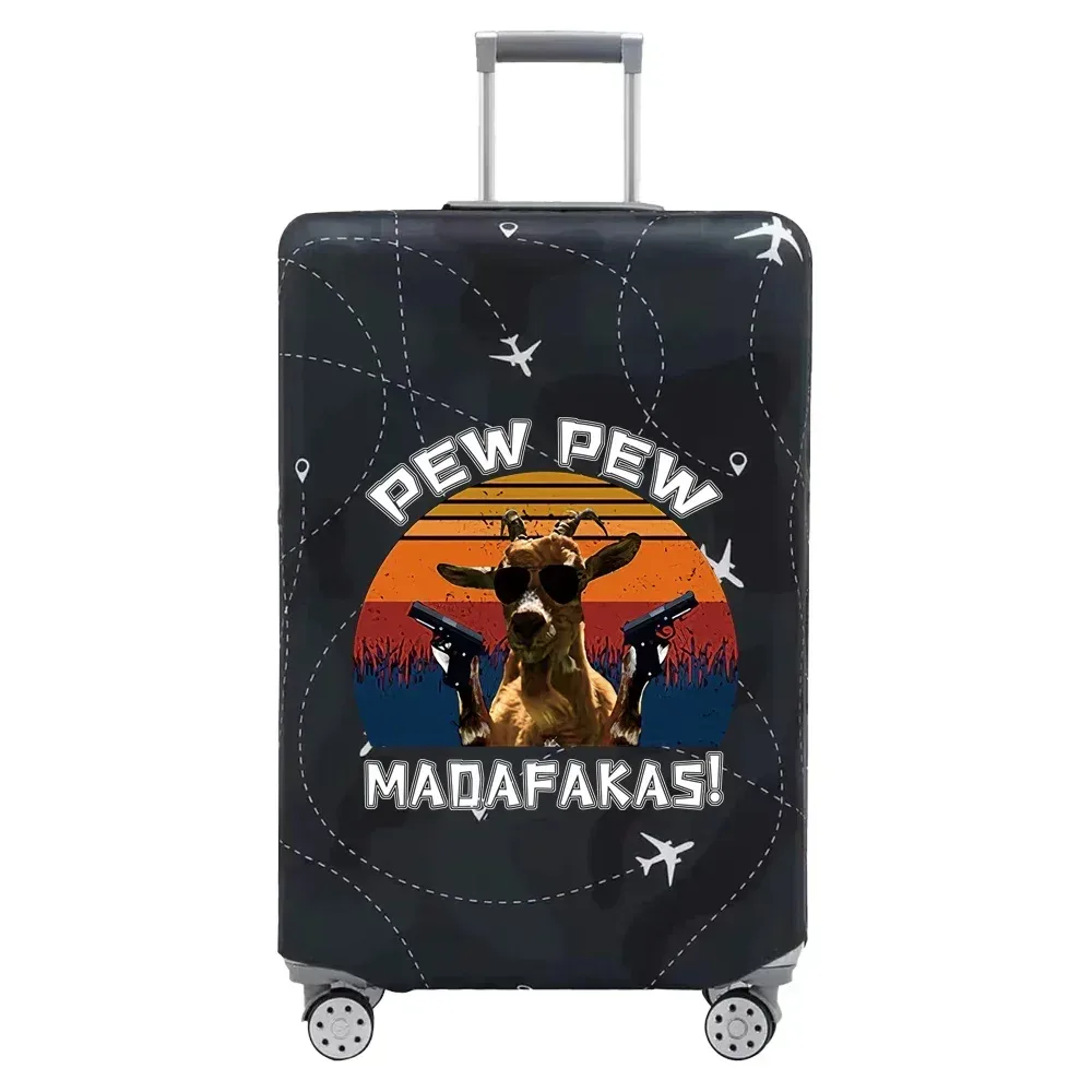 juste de protection en tissu pour bagages, housse anti-poussière, valise anti-rayures imbibée pour sac de 18 à 32 pouces, motif pew, accessoires de voyage