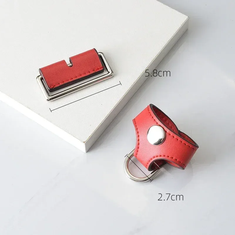 sac à boucle de connexion en cuir, accessoires pour boîte à déjeuner hermes, sac à bandoulière, sacs pour femmes, pièces de modification diy