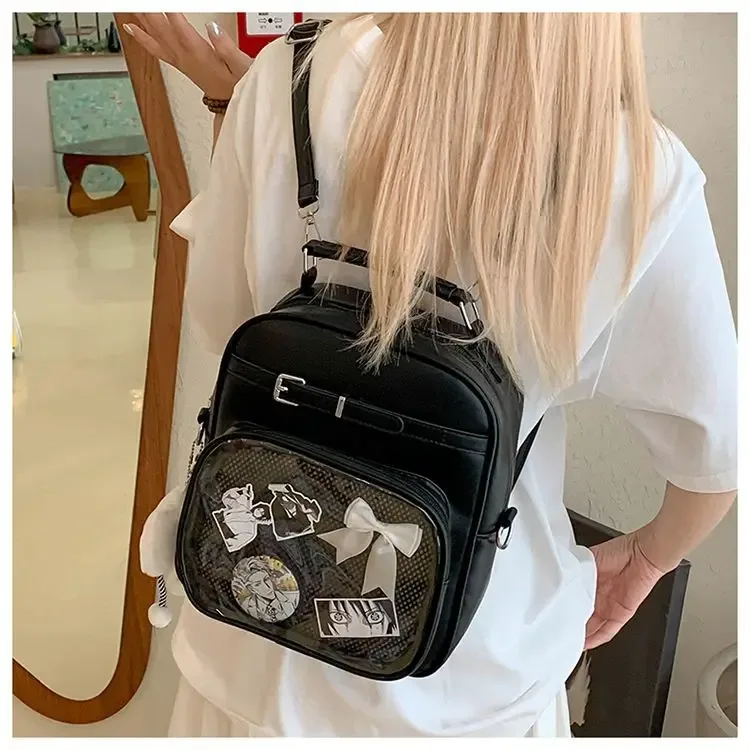 nouveau femmes mode sac à dos décontracté style preppy une épaule bandoulière sac à main original niche design fille ulzzang ita sac