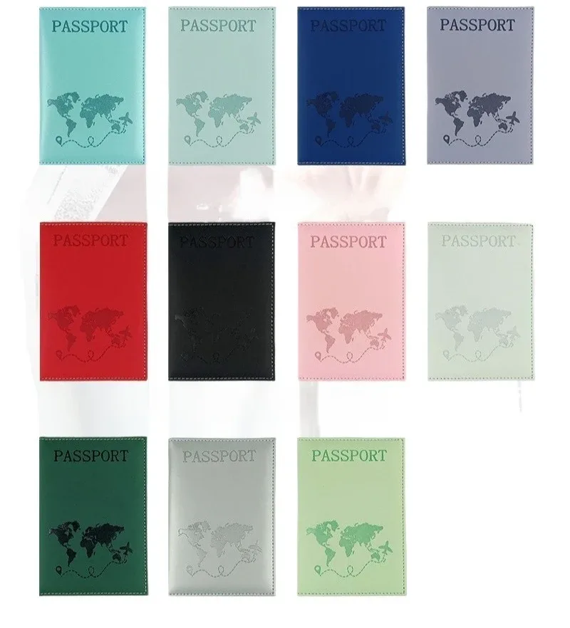 porte-passeport en pu, couverture de passeport pour billets, housse de protection pour passeport de voyage, porte-carte d'identité et de crédit, accessoires de voyage