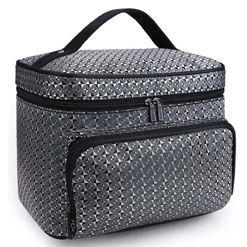 trousse de toilette professionnelle étanche pour femme, grand sac à cosmétiques à motif floral de pivoine, accessoire de voyage, szl63