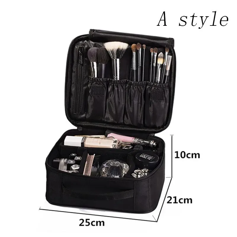 valises à double étages, nouvelle marque, étui à cosmétiques professionnel, motif d'ongles, boîte à outils semi-permanente, sac de rangement pour cosmétiques, 2020