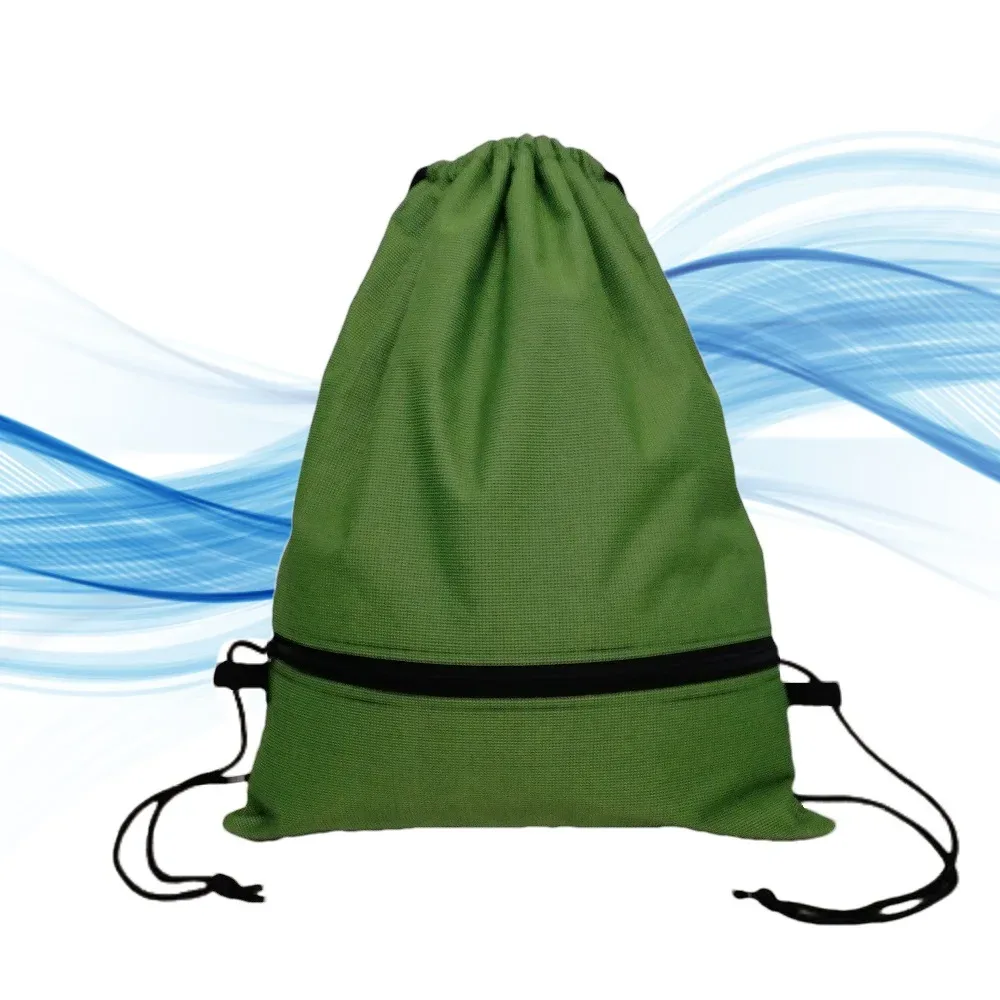 sac à dos pliable à cordon de serrage, sac à dos de sport léger, simple et à la mode, unisexe