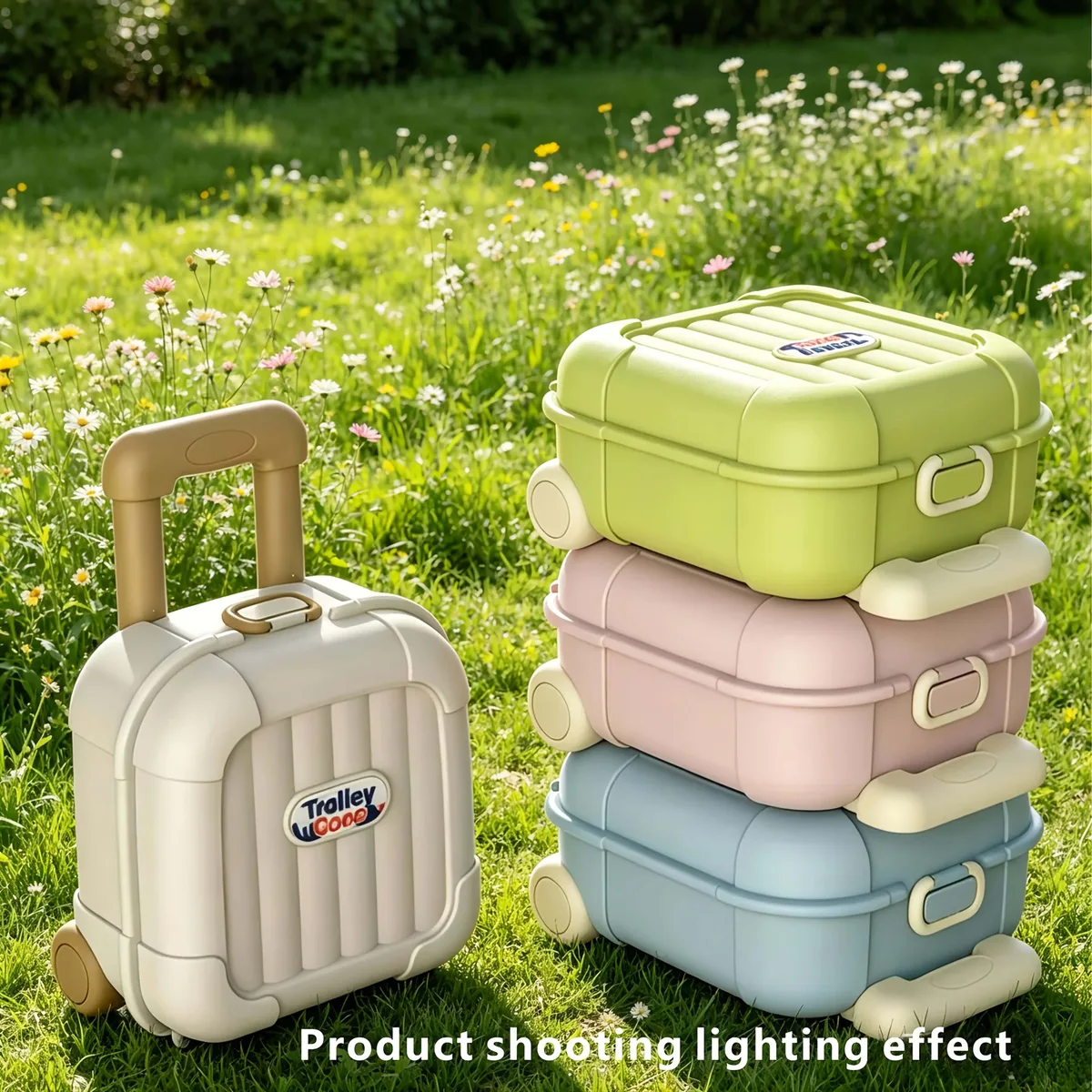 Valise compacte et peu encombrante à roulettes universelles, portable pour les amis, les proches, les courts voyages en plein air, étui de transport et de rangement.