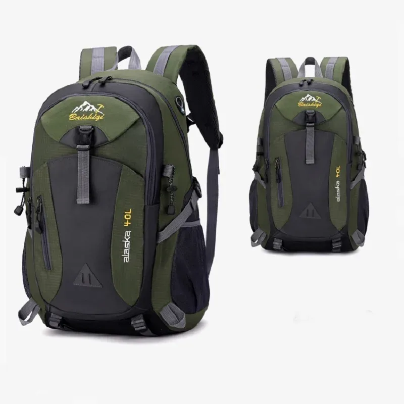Sac à dos de voyage sportif unisexe 2026, grande capacité, en nylon léger, pour la randonnée en extérieur, pour hommes et femmes, sac d'école pour étudiants