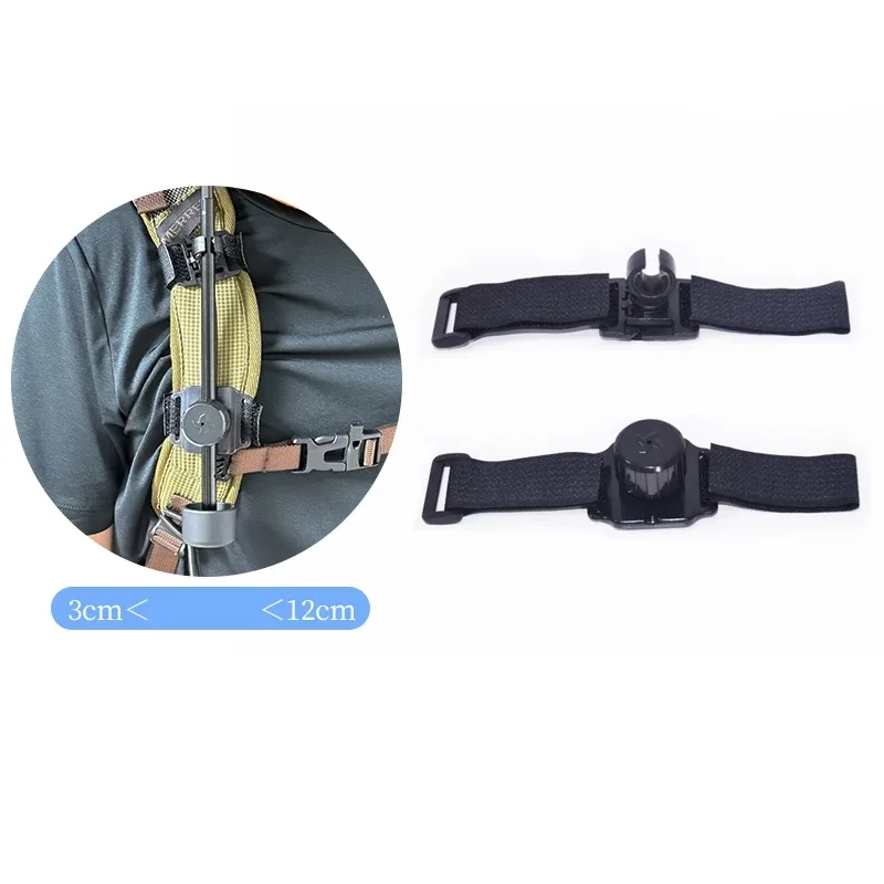support de parapluie portable pour randonnée en plein air, fixation sans support manuel, clip pour sac à dos, accessoires de pluie et de parapluie