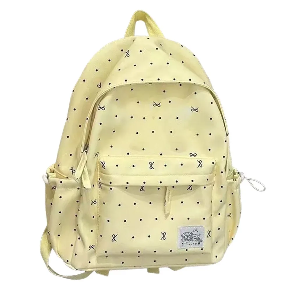 nouveau sac à dos à nœud de grande capacité, ultra-léger et respirant pour filles, sacs à livres en nylon pour étudiants