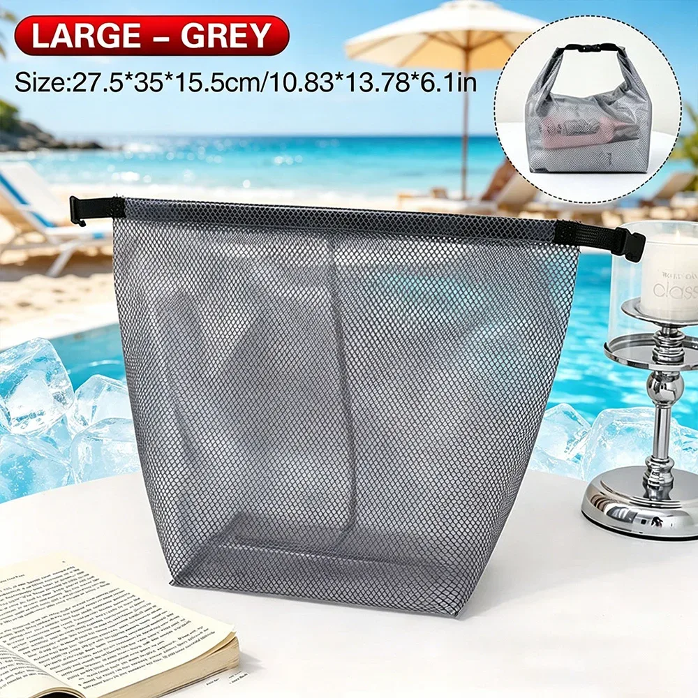sac de toilette universel imperméable grande capacité pour hommes et femmes, sac de rangement de voyage, de bain, de sport et de natation à main