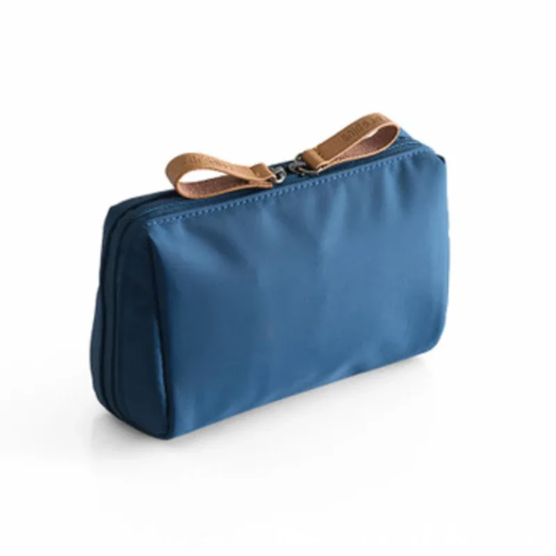 trousse de maquillage pour sac à main, sac à cosmétiques portable étanche, rangement de rouge à lèvres, pochette de voyage à fermeture éclair pour femmes, étui organisateur de toilette