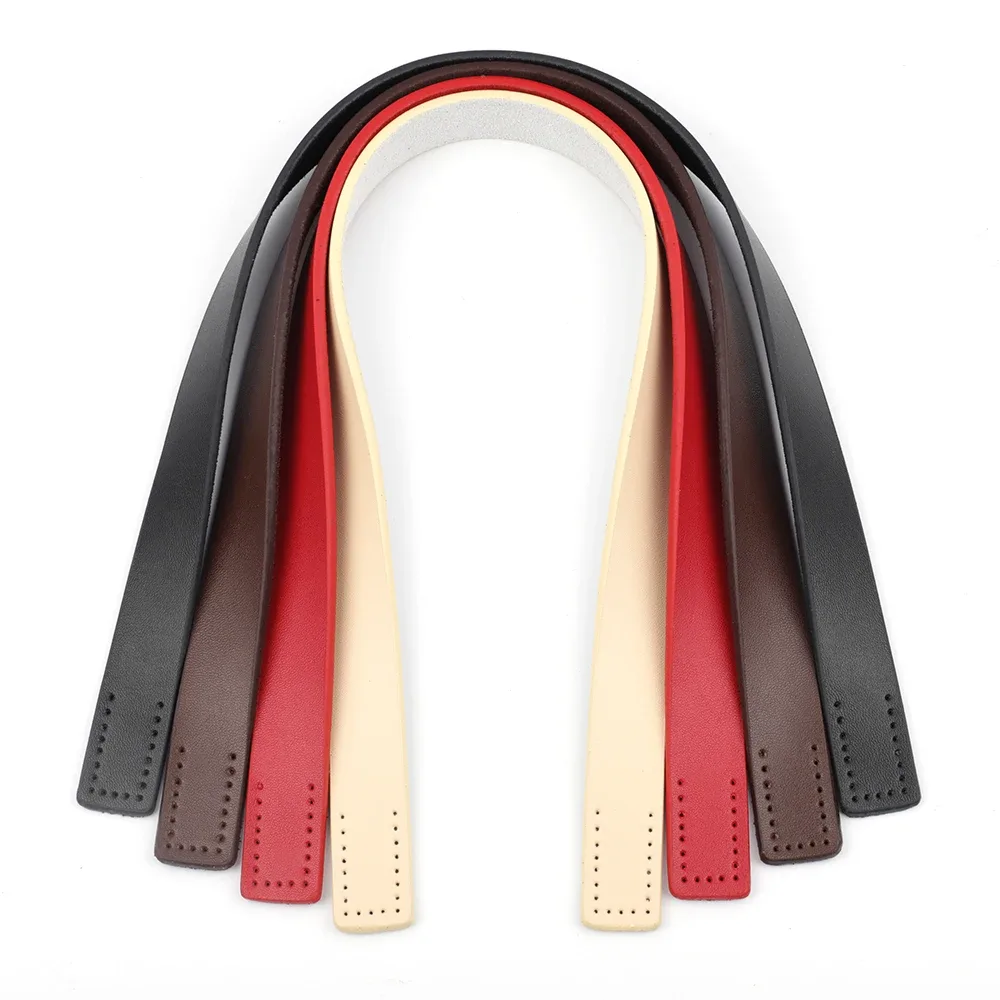 2 Pièces 50cm Sangle de Sac en Cuir de Vachette, Poignées de Remplacement DIY Durables et Amovibles, Bandoulière pour Sacs à Main Femme