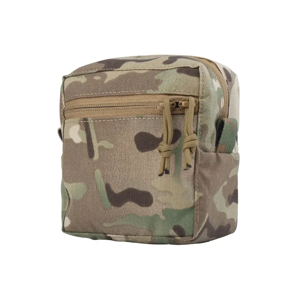 pochette gp d'extérieur carrée, petit sac divers, sac de rangement à fermeture éclair molle