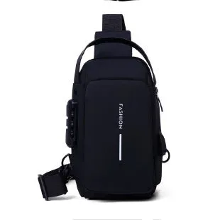 sac à dos de sport pour homme, sac de poitrine décontracté pour voyage, sac de cyclisme antivol, sac banane de course à bandoulière unique