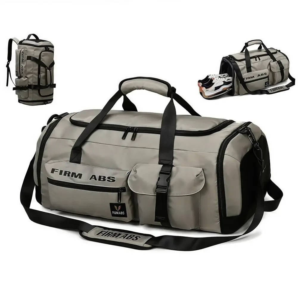 Sac à dos de voyage 67L, grande capacité, sacs de camping 3 en 1, séparation sec/humide avec compartiment à chaussures, sac de sport unisexe