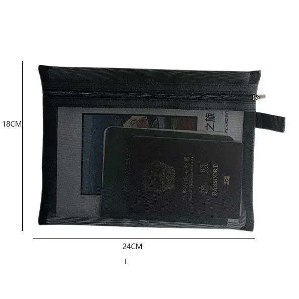 sacs de maquillage de lavage de toilette, trousse de maquillage en maille transparente noire, pochette de rangement, sac à cosmétiques de voyage pour femmes, fermeture éclair décontractée