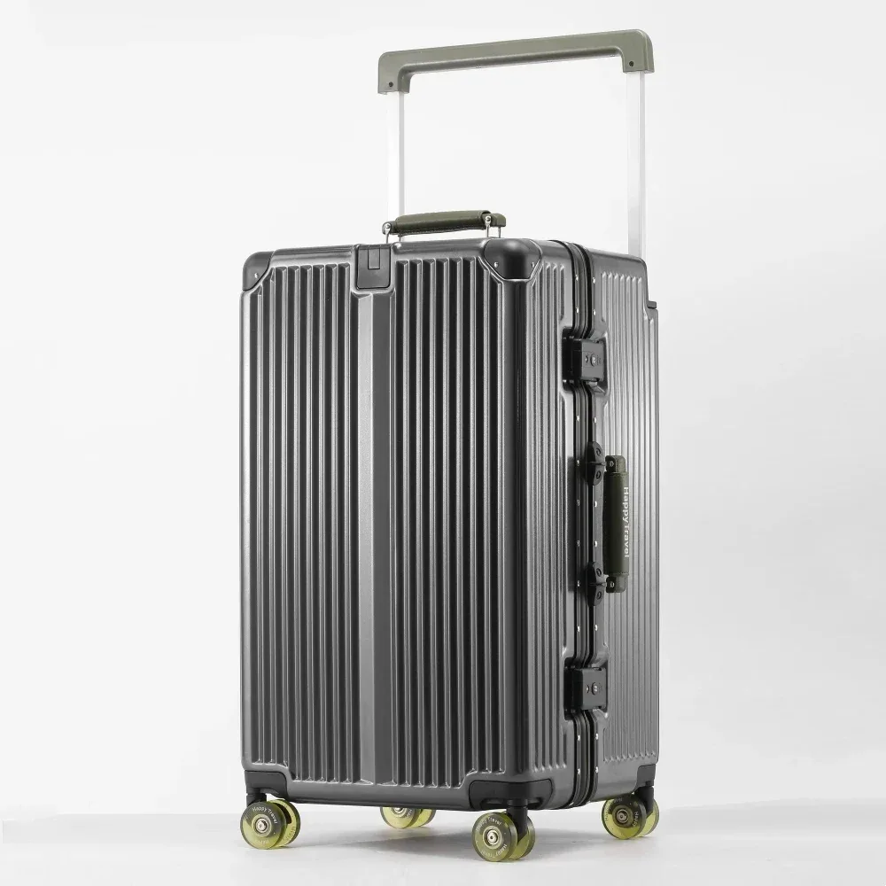 valise de voyage grande capacité bunnyfly - roues pivotantes silencieuses, serrure tsa, bagage moderne large pour les voyages 20/24/26/28 pouces