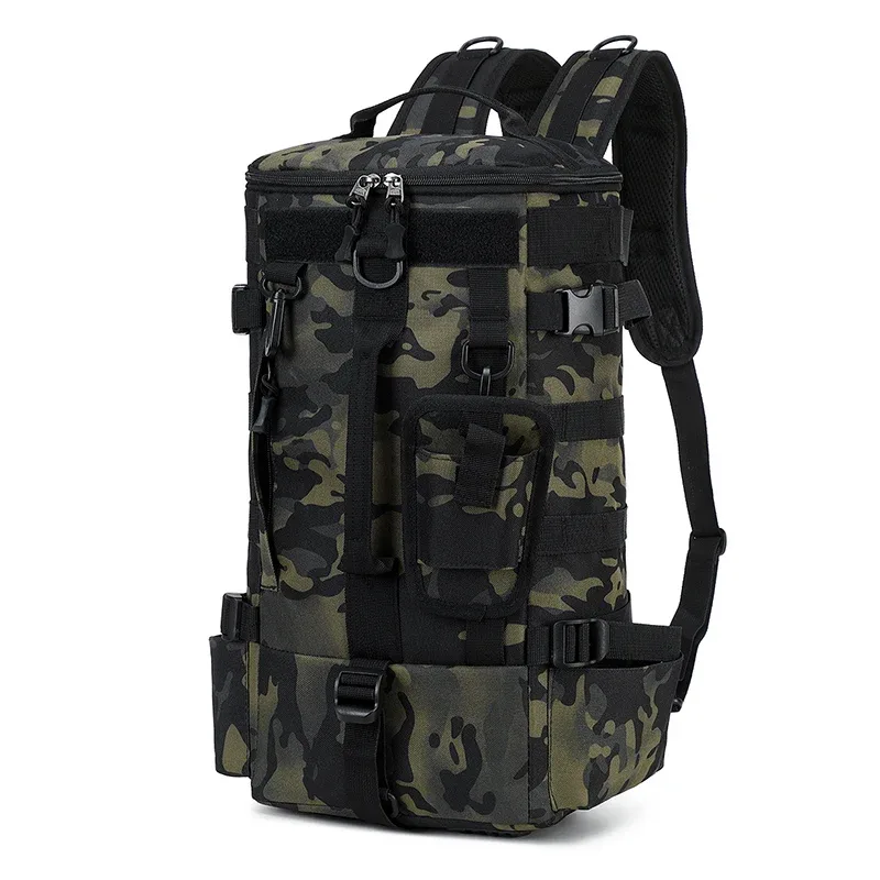 sac à dos tactique multifonctionnel vert militaire pour hommes, sac étanche de grande capacité pour voyage en plein air, alpinisme, équipement de camping et de randonnée