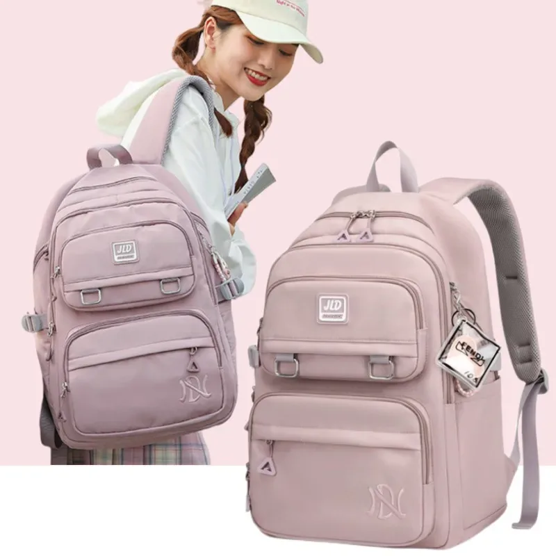 nouveau sac à dos de voyage pour filles, sac à dos imperméable de grande capacité, sac à bandoulière en nylon pour collégiennes