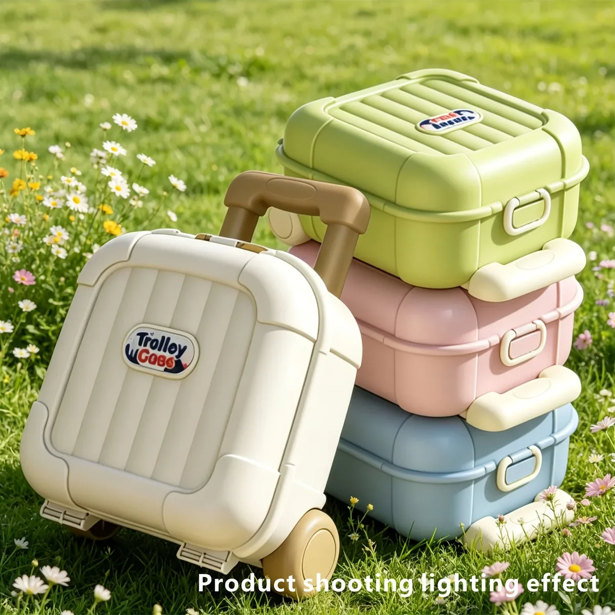 valise compacte peu encombrante avec roulettes universelles, portable pour les amis, les proches, les courts voyages, les activités de plein air, le rangement et le transport.