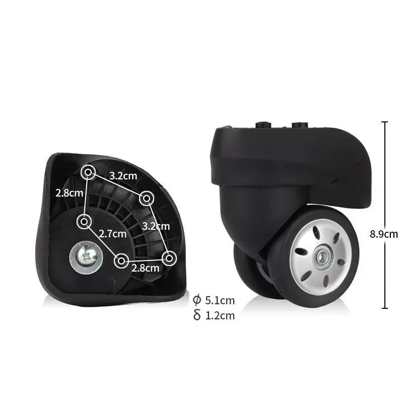 roue de remplacement pour samsonite v56, accessoires universels pour valise, réparation de roues de valise de voyage