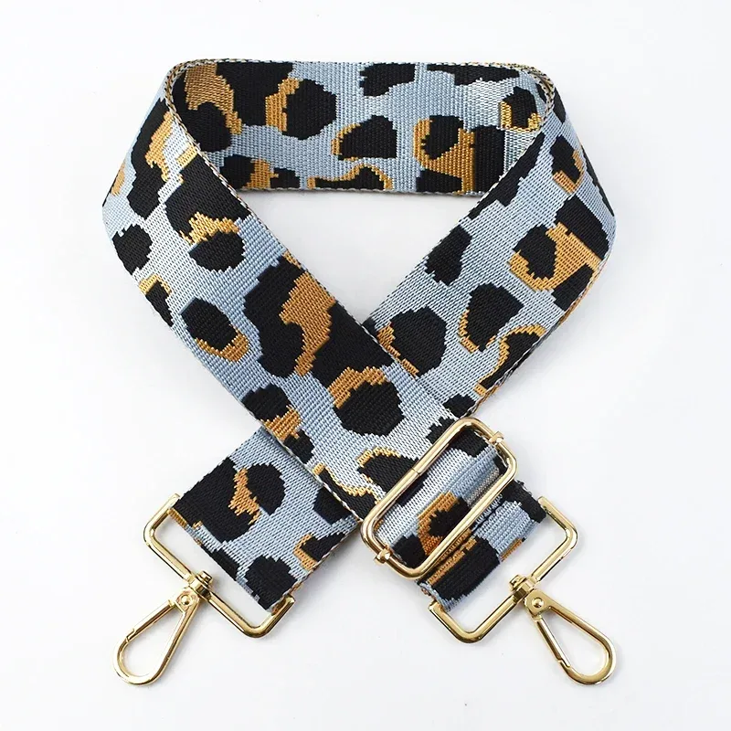 deepeel 5 cm coloré léopard sacs sangle 80 ~ 130 cm bretelles réglables femmes sacs à main sac à bandoulière accessoire de remplacement