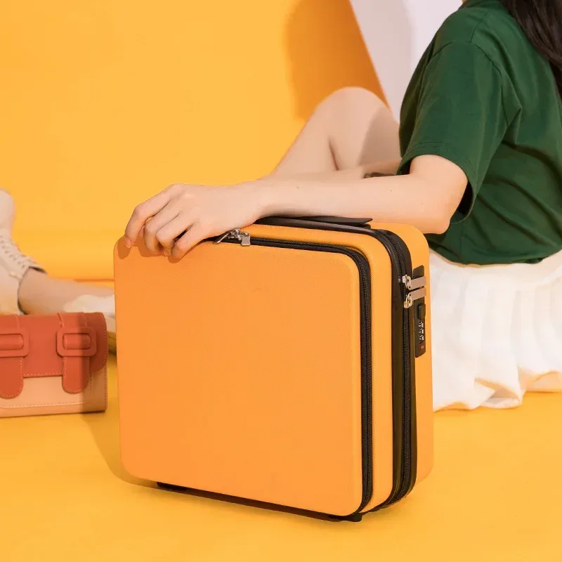 valise à main de voyage portable pour hommes et femmes, petit sac de toilette, trousse de maquillage, bagage de cabine, valise d'affaires pour hommes, 16 po