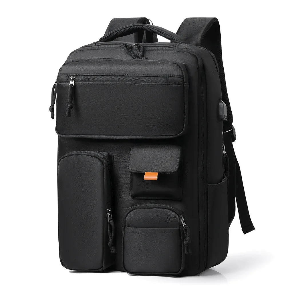sac à dos de voyage unisexe multi-poches pour hommes et femmes, sacs à dos de grande capacité pour couple, sac pour ordinateur portable de 15.6 pouces, sac à dos d'école pour étudiants