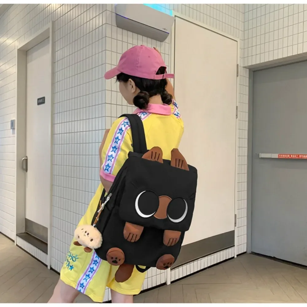 nouveau sac à dos grande capacité imperméable tendance pour enfants, motif chat siamese, idéal pour l'école et les activités quotidiennes en extérieur