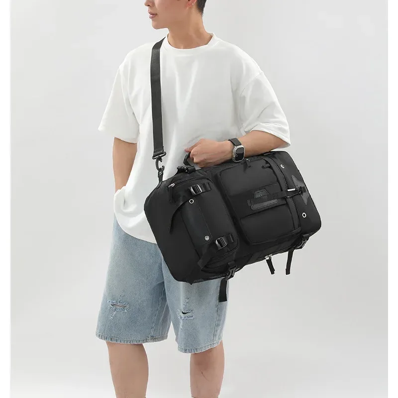 sac à dos grande capacité 60l pour homme, extensible, pour voyage en extérieur, avec compartiment à chaussures, modèle 2026