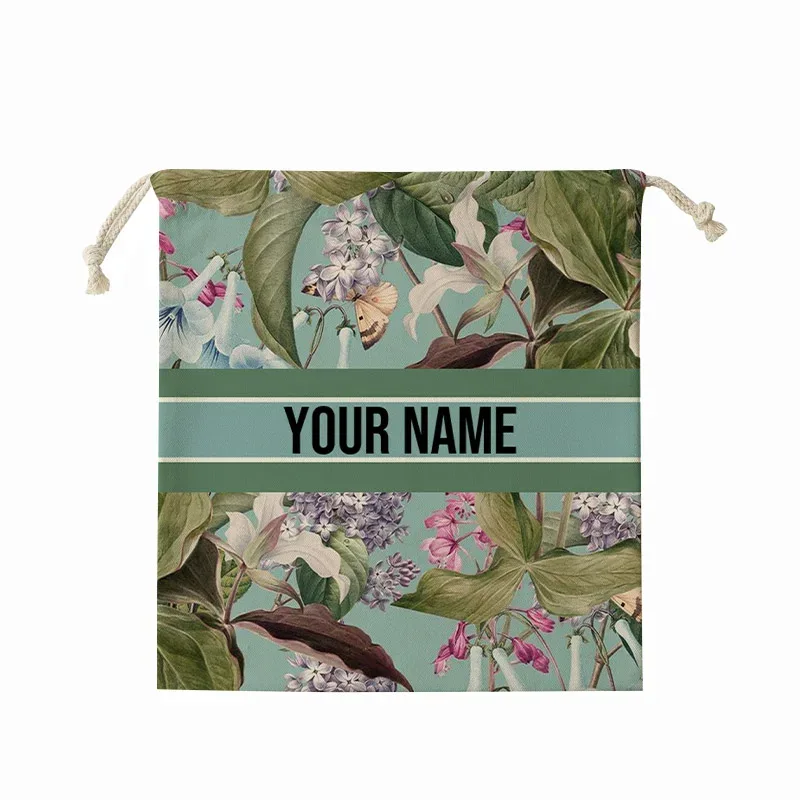 sac en toile pour épaules, poches à cordon de serrage, sac à dos de shopping personnalisé pour étudiant, pochette en coton pour salle de sport, sac de rangement de voyage