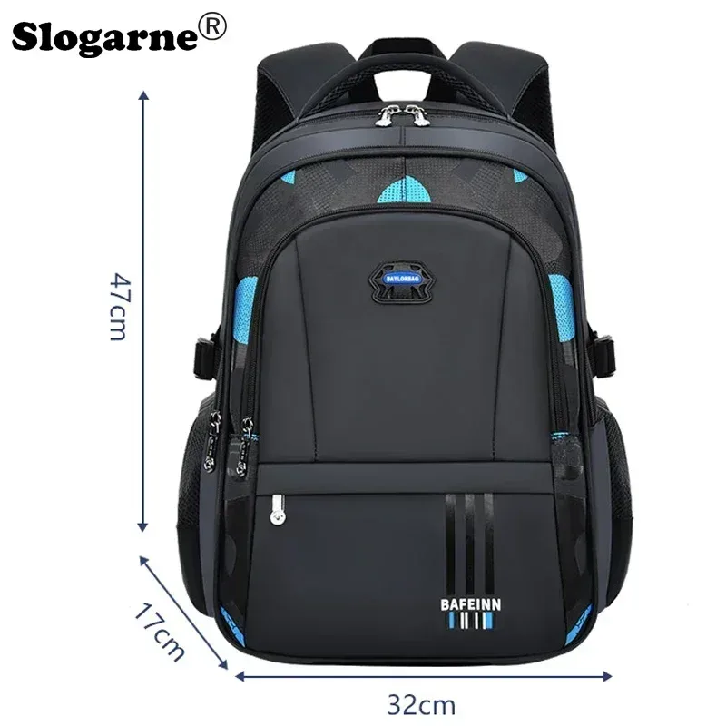 cartable pour élèves du primaire et du collège, sac à dos léger de grande capacité pour garçons, soulagement de la charge, protection de la colonne vertébrale