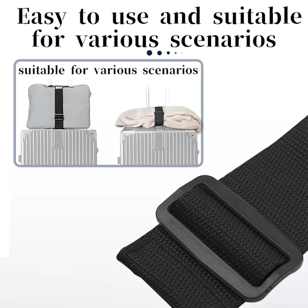 sangle élastique polyvalente pour bagages, sangle de connexion réglable et réutilisable pour valises de voyage, sangle élastique de fixation pour bagages