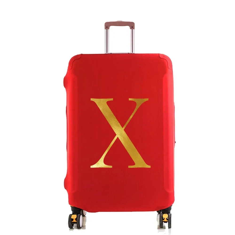 housse de protection élastique pour valise, housse anti-poussière tendance pour bagages à roulettes de 18 à 28 pouces, avec impression de nom, accessoires de voyage