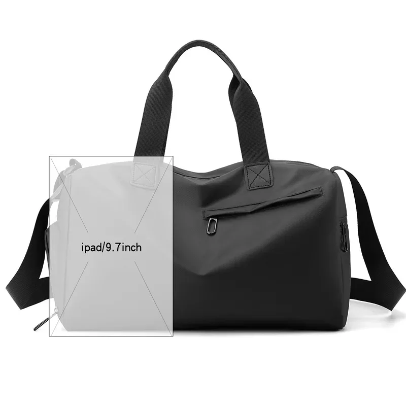 sacs de voyage tendance pour femmes, grande capacité, sac de sport pour hommes, sac de voyage imperméable pour le week-end, sac messager pour femmes, compartiment sec et humide