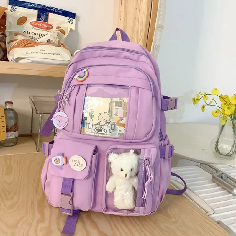 mode filles sac à dos nouvelle grande capacité style coréen femmes sacs à dos mignon étudiant école sac à dos polyvalent femmes sac
