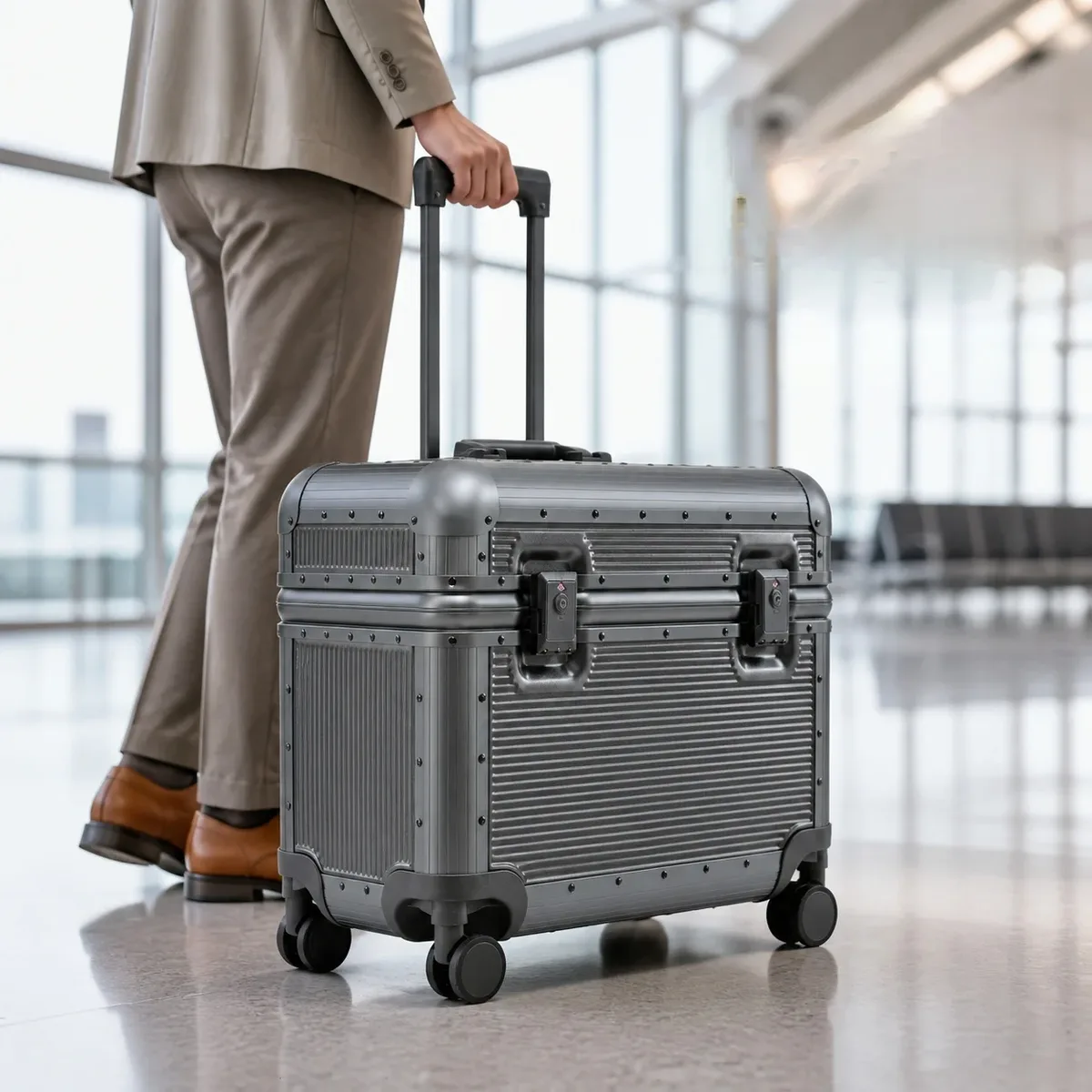 valise à roulettes bunnyfly 20 pouces avec cadre en aluminium, poignée rigide, serrure tsa, petite valise cabi